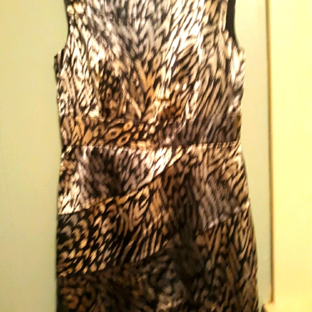 Women's animal print dress